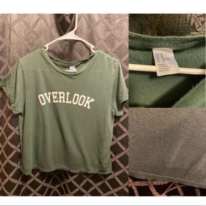 Forest Green Cropped H&M T-Shirt// size M